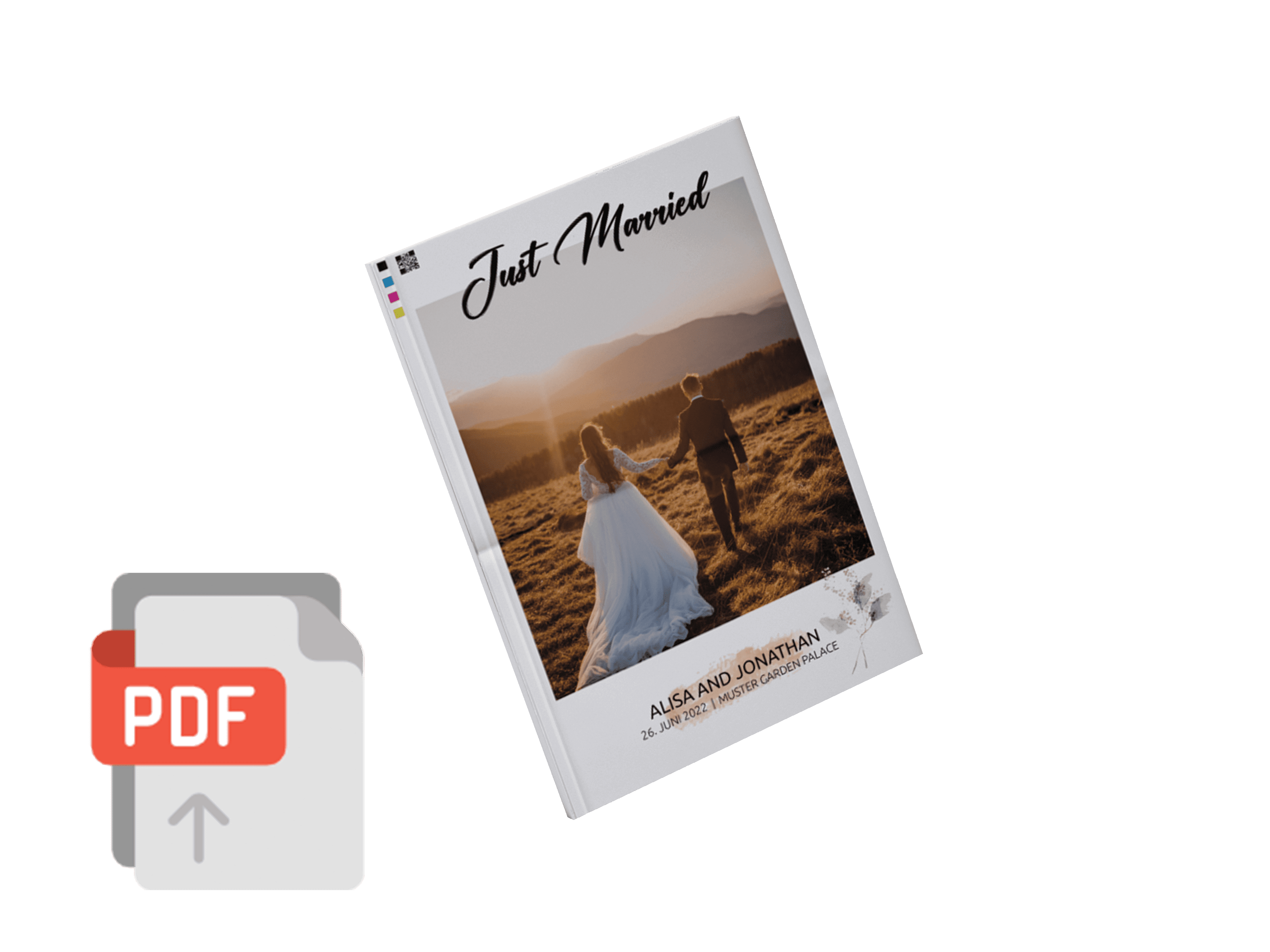 PDF als echte Hochzeitszeitung drucken lassen