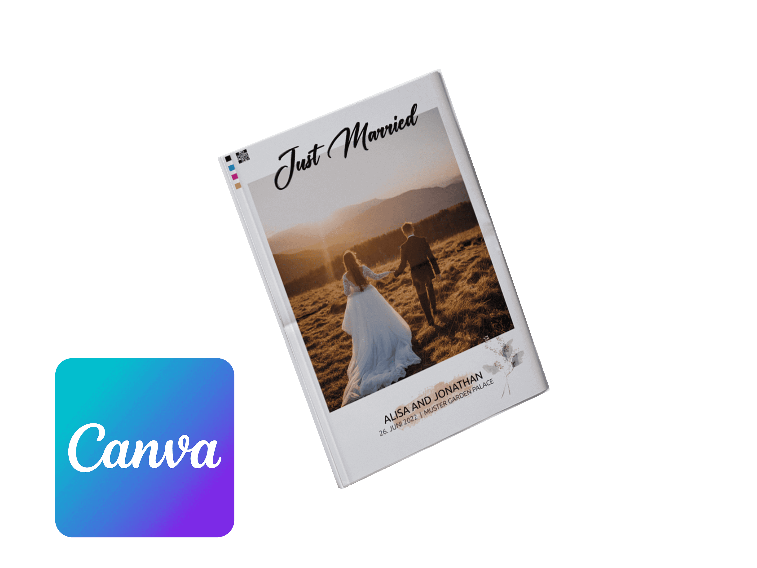 Hochzeitszeitung online mit Canva gestalten